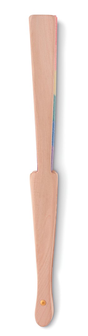 Fächer regenbogenfarbig Masperi