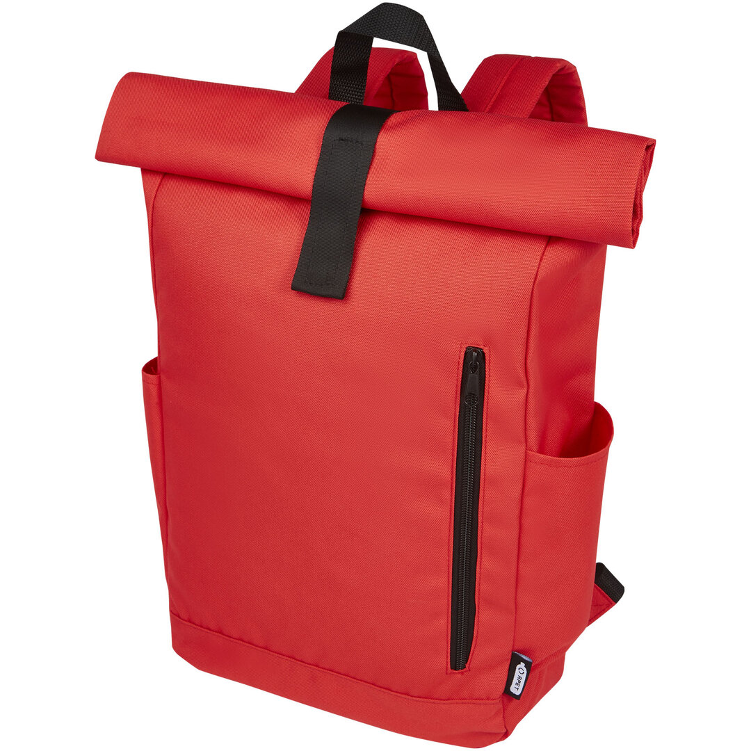 15,6" GRS RPET Roll-Top Rucksack 18 L - Maschtian