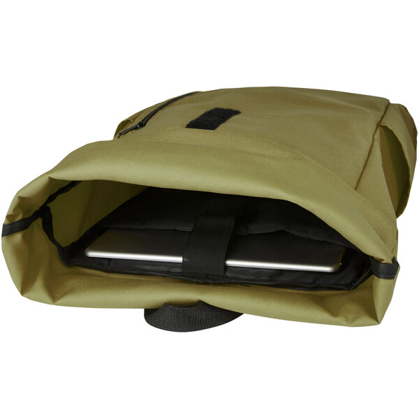 15,6" GRS RPET Roll-Top Rucksack 18 L - Maschtian