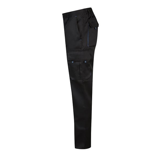 Zweifarbige Twill-Hose mit mehreren Taschen (200 g/m²), aus Baumwolle (35 %) und Polyester (65 %) Leenico