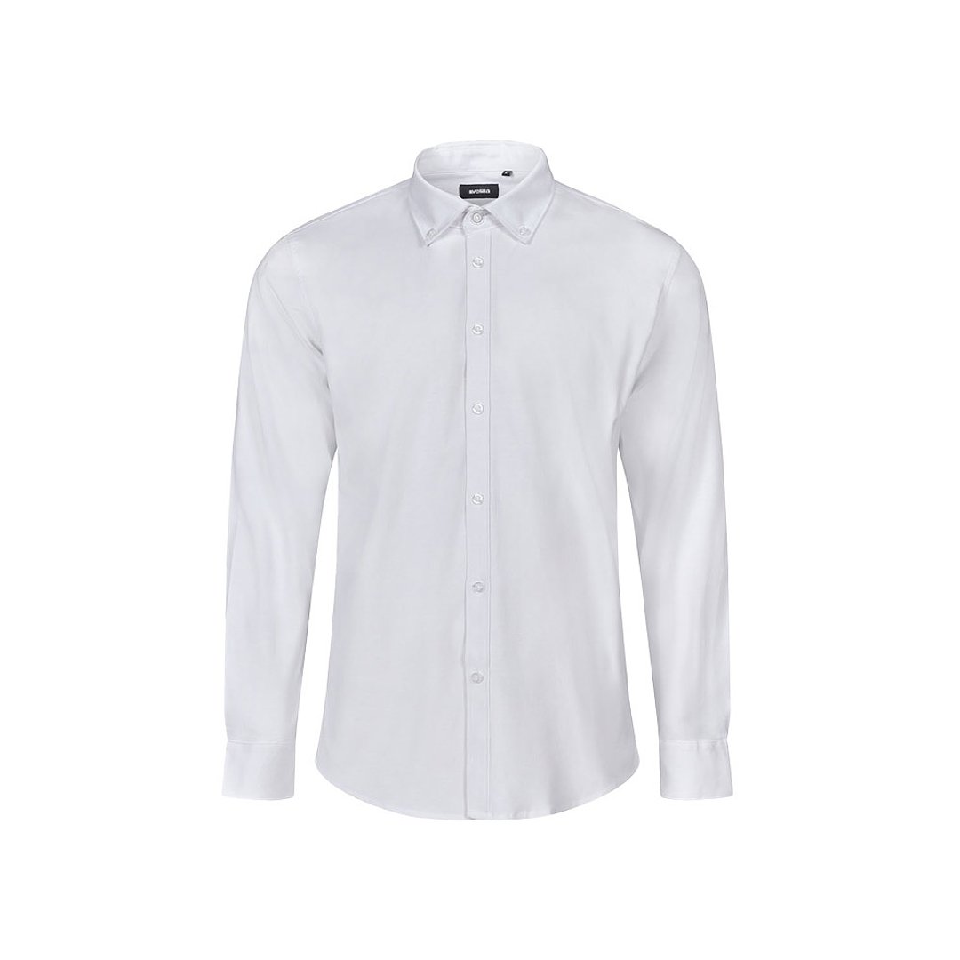 Hemd Oxford (180 g/m²) für Herren, aus Baumwolle (50 %), Polyester (45 %) und Elasthan (5 %) Gritll