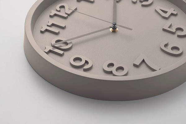 Wanduhr aus PP Nettato