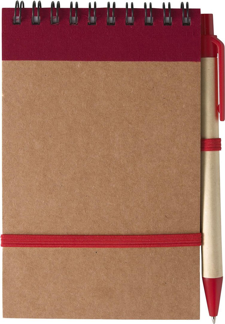 Notizbuch aus recyceltem Karton Held