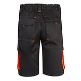Zweifarbige Stretch-Bermudashorts mit mehreren Taschen (240 g/m²) aus Baumwolle (46 %), EME (38 %) und Polyester (16 %) Altie