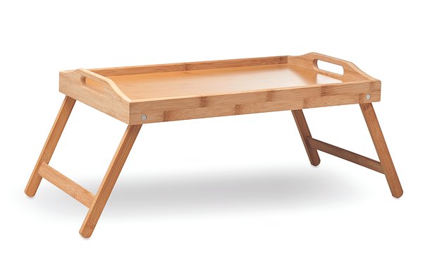 Klappbares Tablett aus Bambus Köbie
