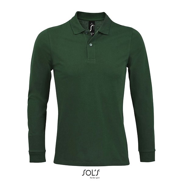 Männer Long-Sleeve Polo 180g Cilgian