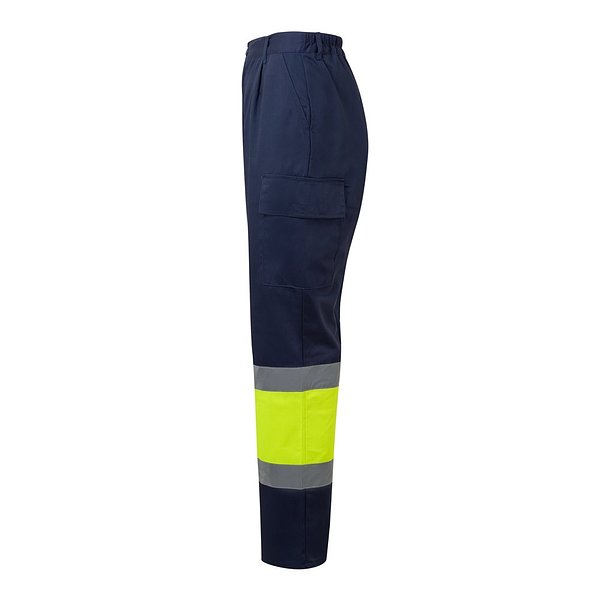 Zweifarbige Hose aus Twill (190g/m²), Baumwolle (20%) und Polyester (80%) Menatri