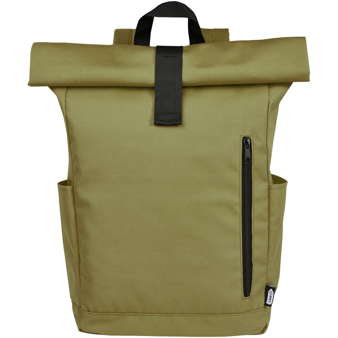 15,6" GRS RPET Roll-Top Rucksack 18 L - Maschtian