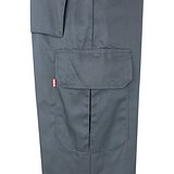 Zweifarbige Hose aus Twill (210 g/m²), gefüttert, mit mehreren Taschen, aus Baumwolle (20%) und Polyester (80%) Benina