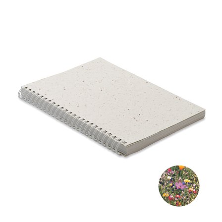 DIN A5 Notizbuch Samenpapier Uelvri
