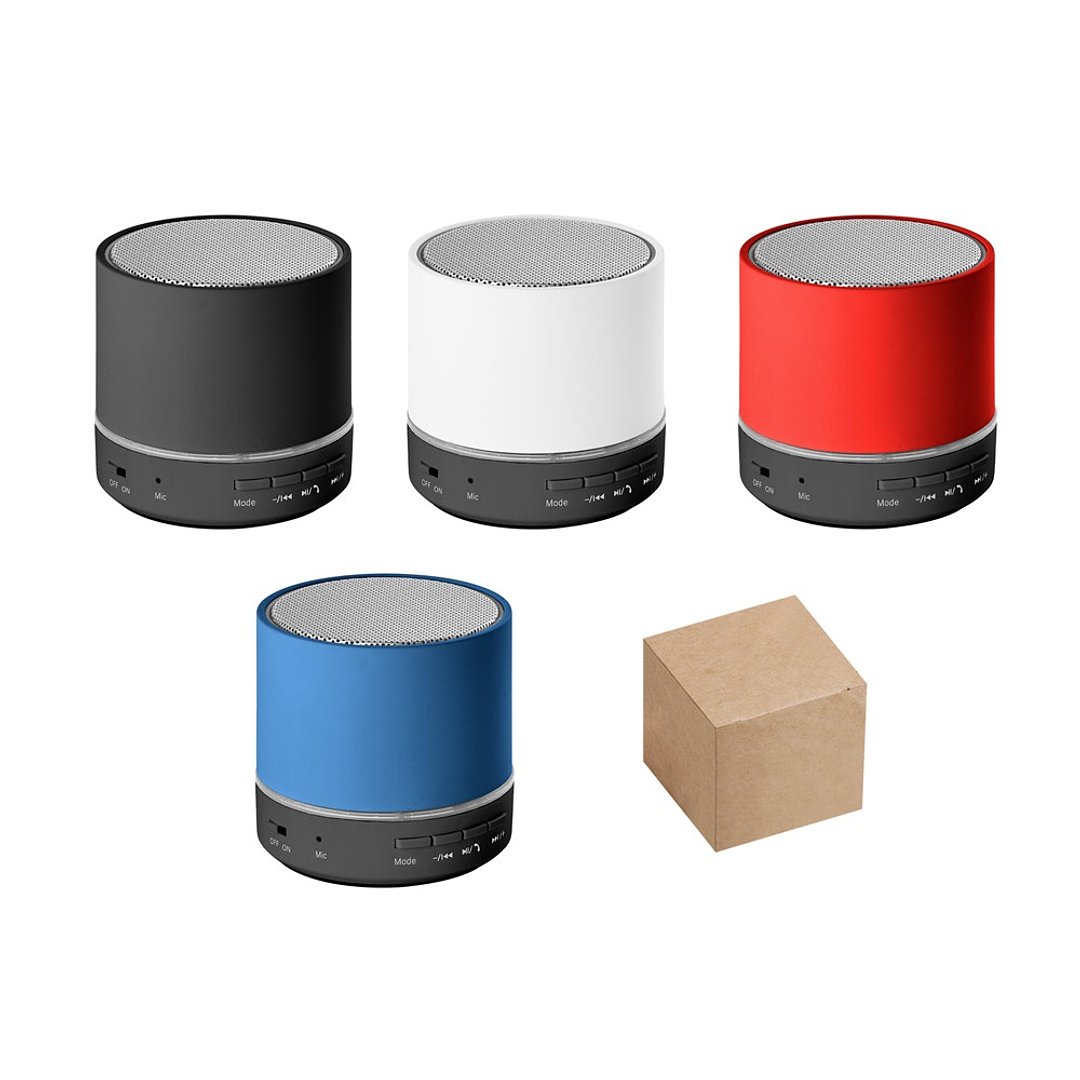 Lautsprecher mit 3W und 4h30m Akkulaufzeit aus 100% rABS Jörilld