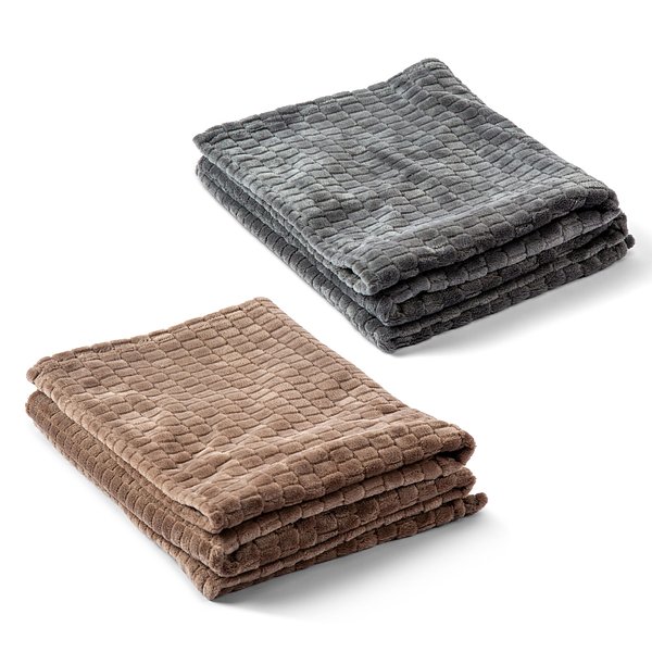 Kosta Linnewafveri Fleece Plaid Jaquard 130x170 cm Beatt