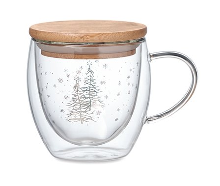Becher Borosilikatglas Baum Munanria