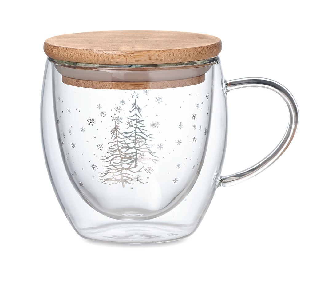 Becher Borosilikatglas Baum Munanria