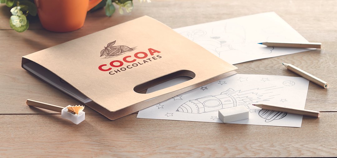 Malset mit 6 Buntstiften Hathli