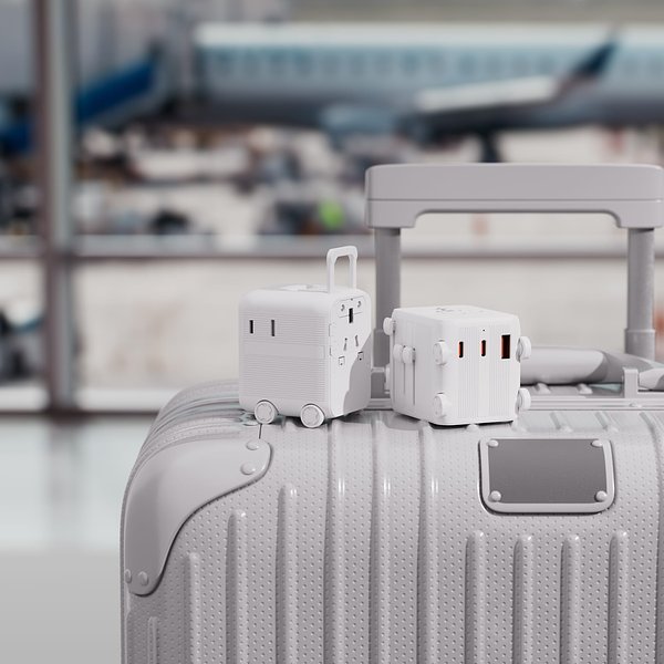 Luggie GaN Weltreise-Adapter-Trolley Orethla