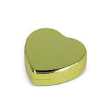 Lippenbalsam in Flacher metallischer Herzformdose Benini