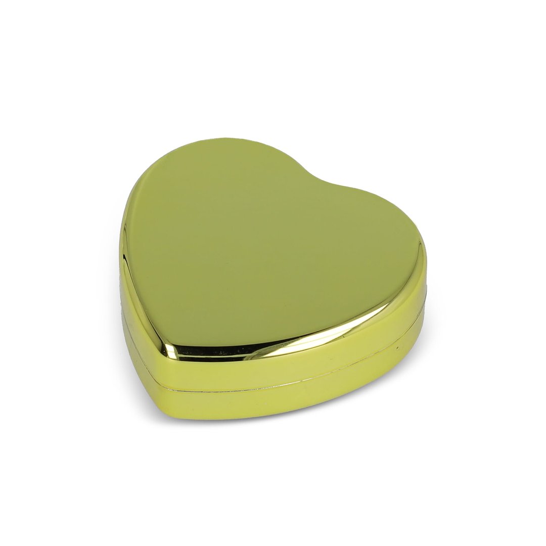 Lippenbalsam in Flacher metallischer Herzformdose Benini