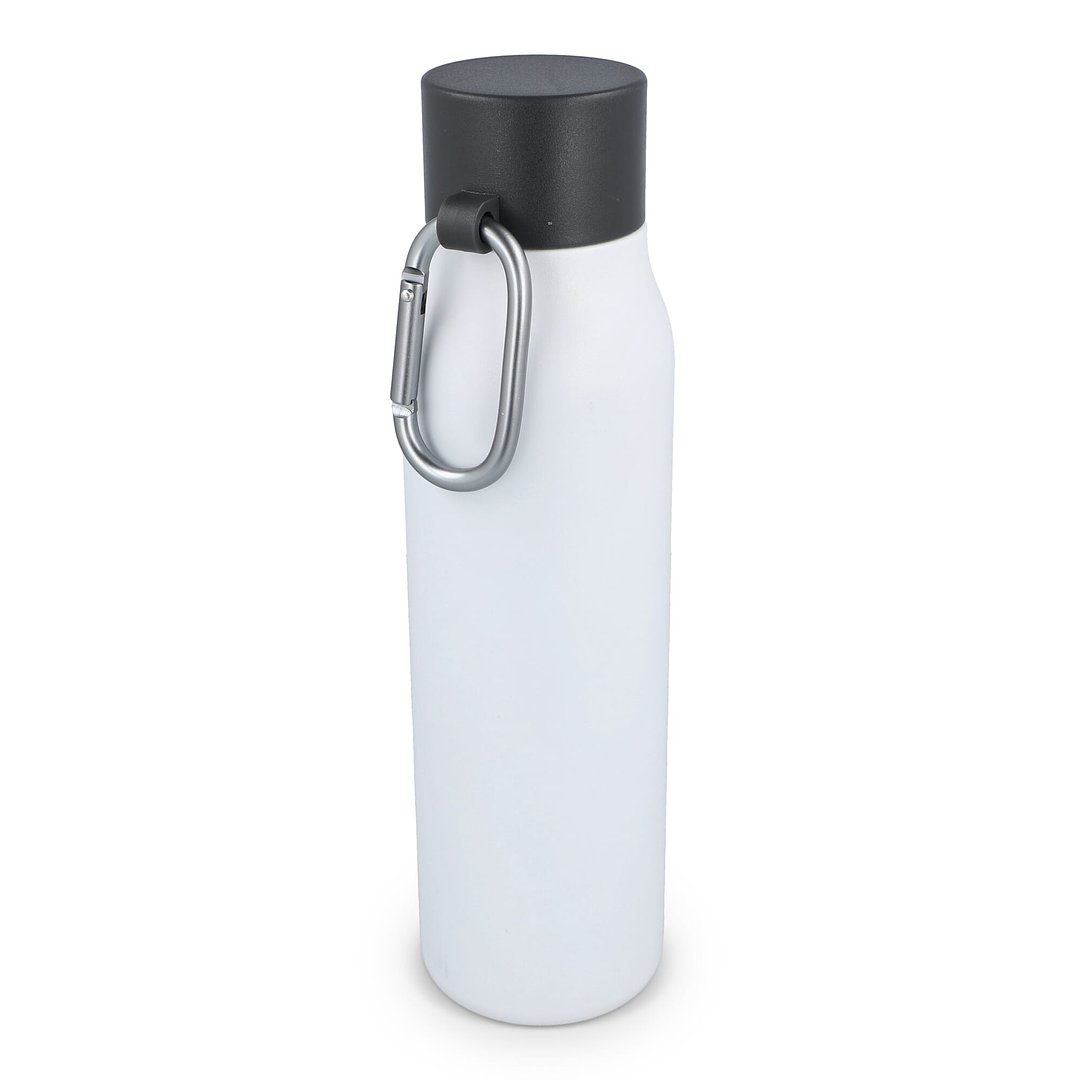 Karabiner mattierte Isolierflasche 600 ml Paunas