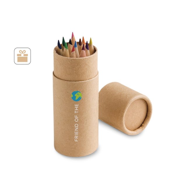 Buntstift Schachtel mit 12 Buntstiften Lütholi