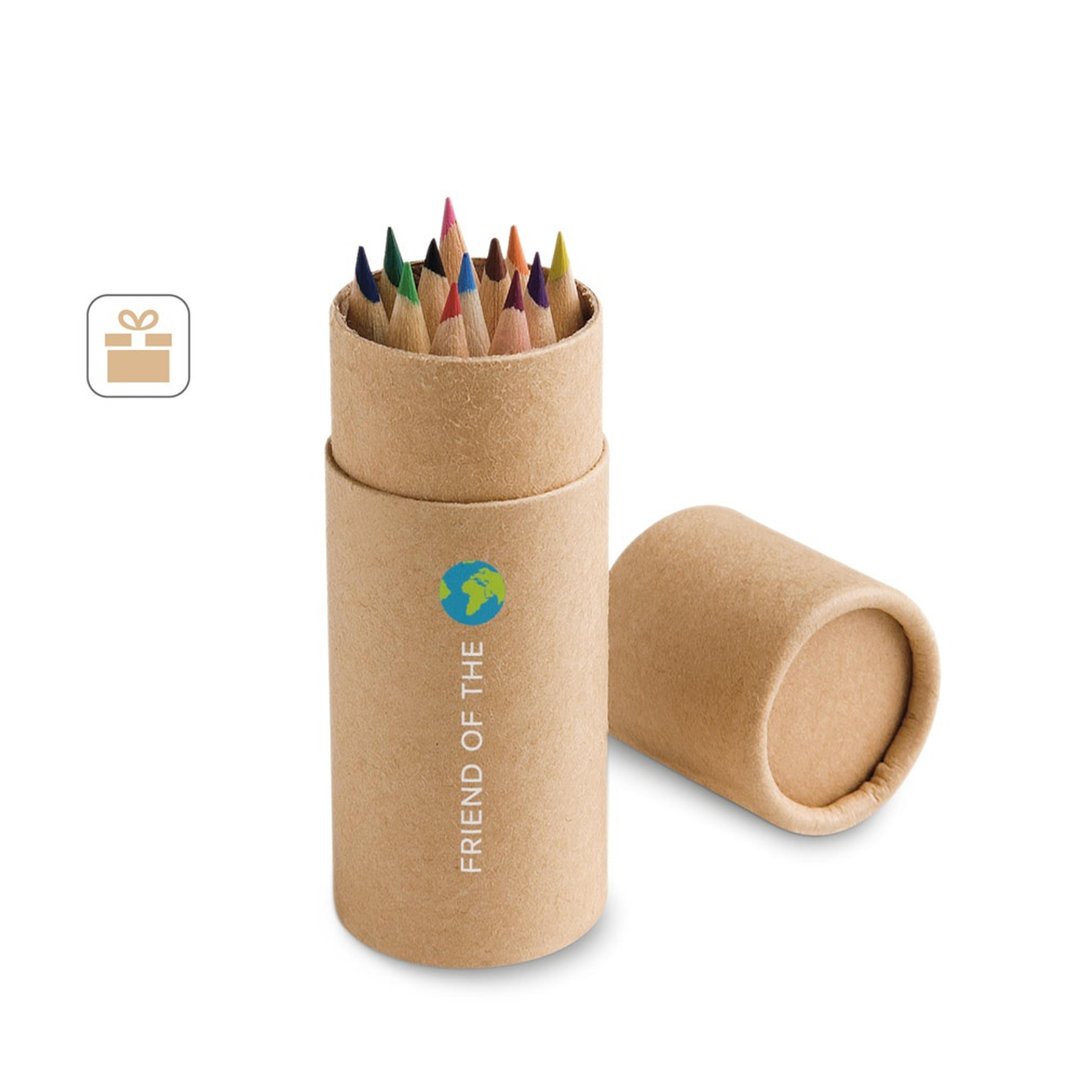 Buntstift Schachtel mit 12 Buntstiften Lütholi