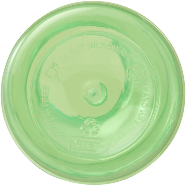 400 ml RCS-zertifizierte Trinkflasche aus recyceltem Kunststoff mit Karabiner - Emerik