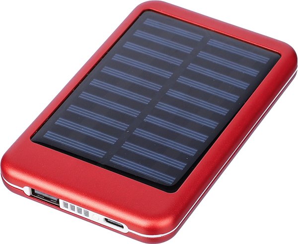 Aluminium Solar-Powerbank Buori