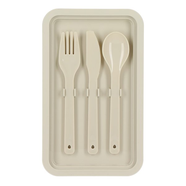 Doppelte Lunchbox mit Besteck Ylanin