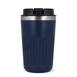 Recycelter Edelstahl-Thermobecher für Kaffee zum Mitnehmen, 400 ml Natianng