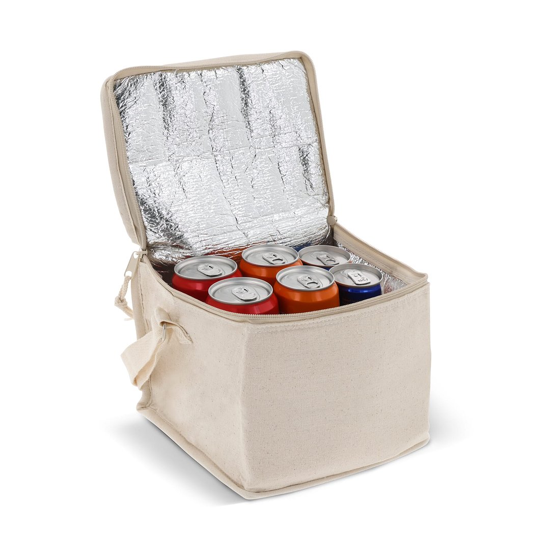 Kühltasche mit einer Ausssenhülle aus Baumwolle 22x18x18cm Giulf