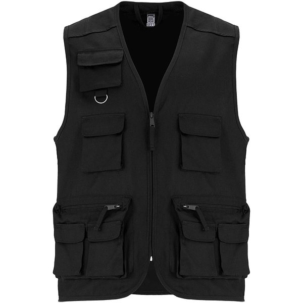 Arbeitsweste mit V-Ausschnitt und mehreren Taschen, 200 g/m2 - Elverven