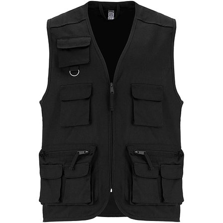 Arbeitsweste mit V-Ausschnitt und mehreren Taschen, 200 g/m2 - Elverven
