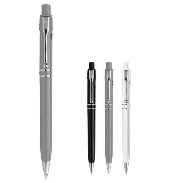 Kugelschreiber Raja Chrome recycled hardcolour Lureli