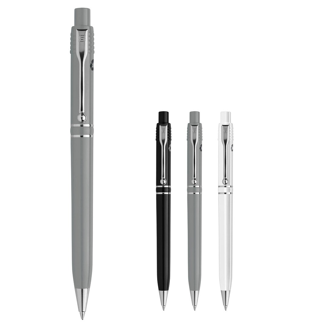 Kugelschreiber Raja Chrome recycled hardcolour Lureli