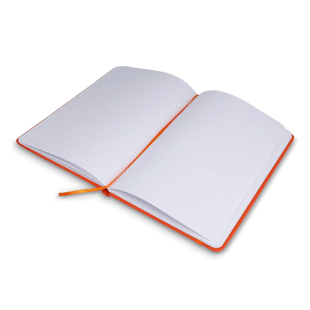 Notizbuch A5 PU mit Rasterpunktseiten Stiafrs