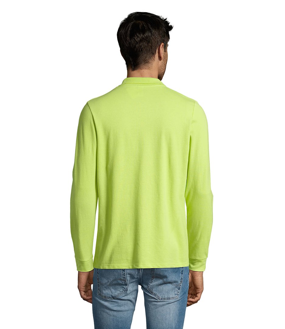 Männer Long-Sleeve Polo 180g Cilgian