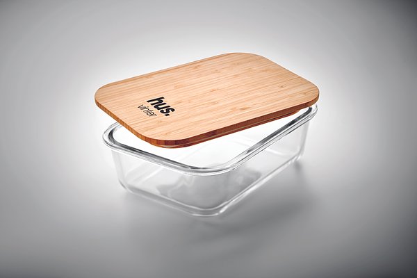 Lunchbox Glas mit Bambus Benglieri