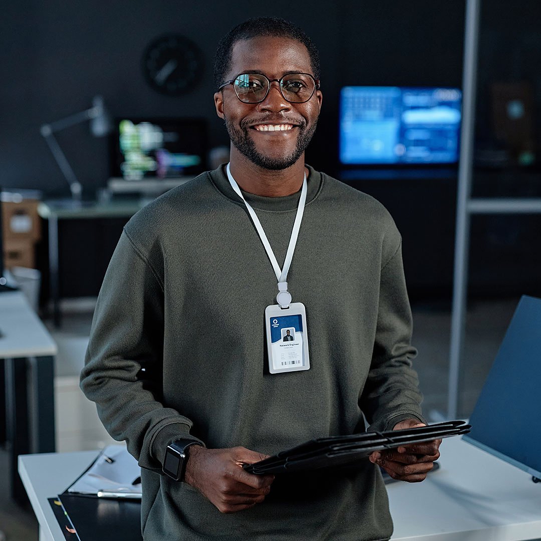 Namensschild Schlüsselband Idbom