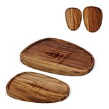 2er-Pack Holztabletts in Bioform Benescia