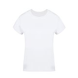 Erwachsene Frauen Weiss T-Shirt Idiyo