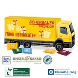 3D Adventskalender „LKW“ Ritter SPORT, Inlay kompostierbar