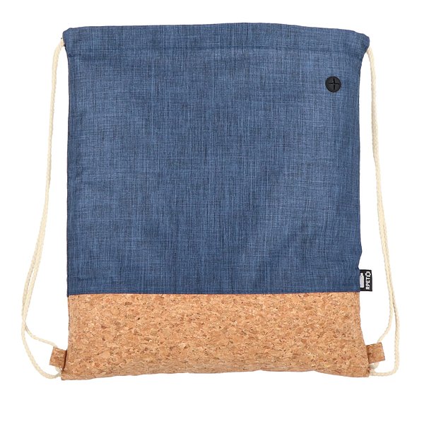 Kordelzugbeutel R-PET &amp; Kork 35 x 40cm Steie