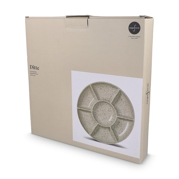 Ditte Keramik-Servierplatte rund 26 cm Köbie