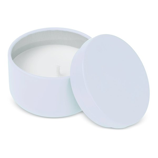 Asana unparfümierte Kerze auf Pflanzenbasis in recycelter Dose Menjast