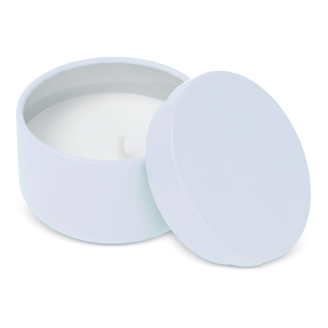 Asana unparfümierte Kerze auf Pflanzenbasis in recycelter Dose Menjast