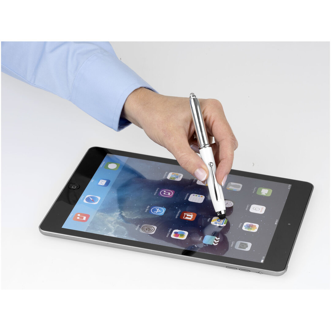 Stylus Kugelschreiber mit LED Licht - Helvri