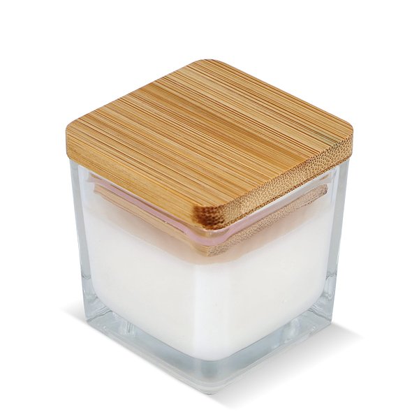 Chakra Kerze auf pflanzlicher Basis im Glasgefäß Utzi