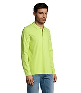 Männer Long-Sleeve Polo 180g Cilgian