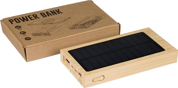 Bambus Solar-Powerbank Noleer