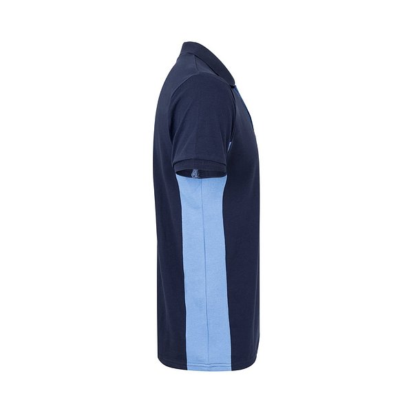 Zweifarbiges Piqué-Poloshirt (180 g/m²), kurzärmelig, aus Baumwolle (60%) und Polyester (40%) Buorli